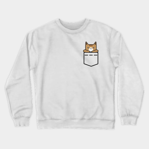 Izzy In A Pocket Crewneck Sweatshirt by SquidAndBear